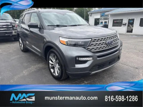 Gray 2023 Ford Explorer Limited for sale in Blue Springs, MO