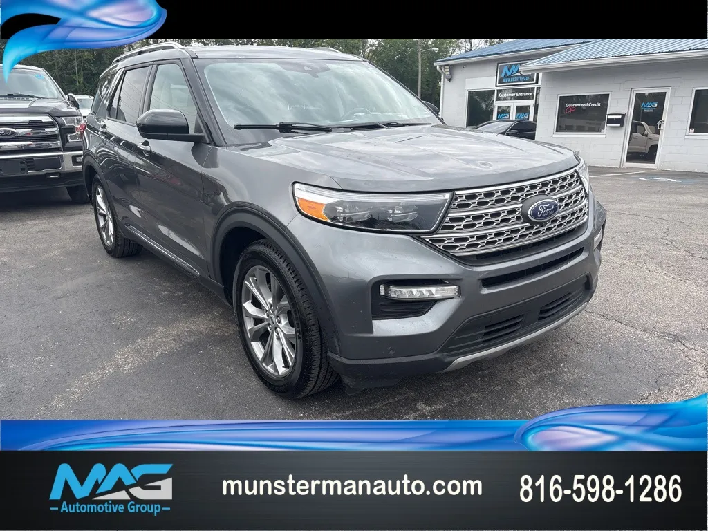 Gray 2023 Ford Explorer Limited for sale in Blue Springs, MO