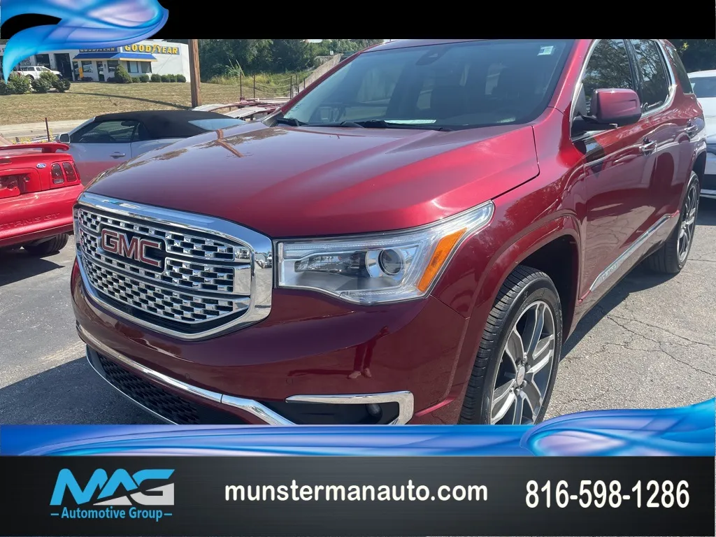 Red 2018 GMC Acadia Denali for sale in Blue Springs, MO