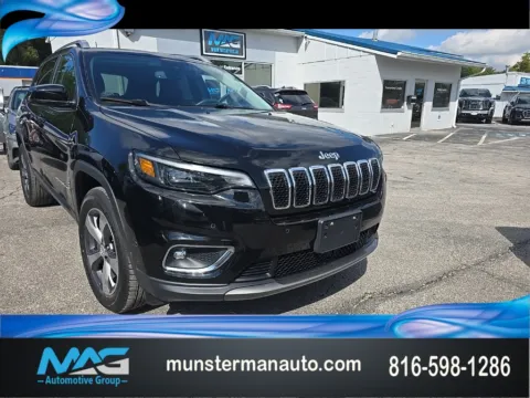 Black 2019 Jeep Cherokee Limited for sale in Blue Springs, MO