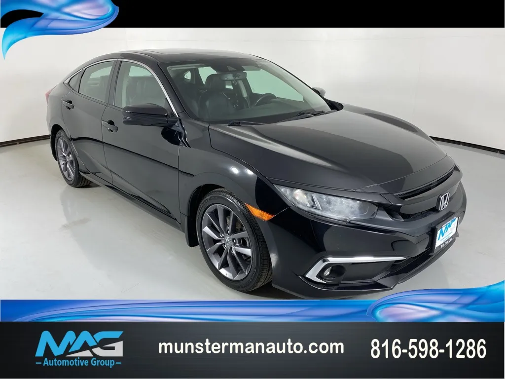 Black 2019 Honda Civic EX-L for sale in Blue Springs, MO