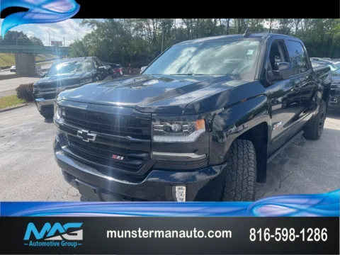 Black 2017 Chevrolet Silverado 1500 LTZ for sale in Blue Springs, MO
