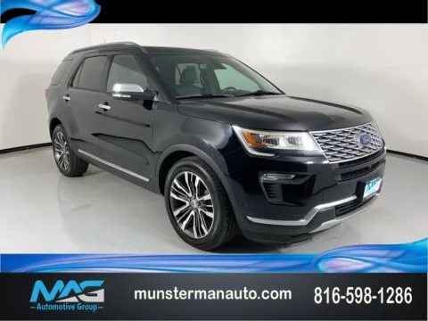 Black 2018 Ford Explorer Platinum for sale in Blue Springs, MO