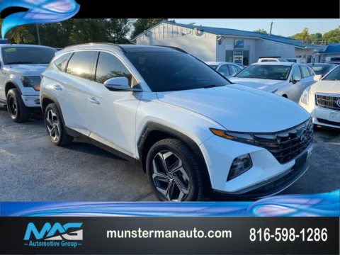 White 2022 Hyundai Tucson Limited for sale in Blue Springs, MO