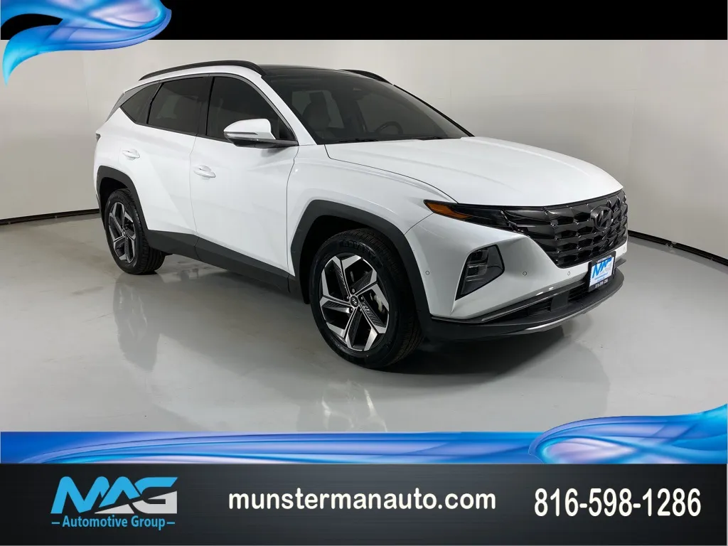 White 2022 Hyundai Tucson Limited for sale in Blue Springs, MO