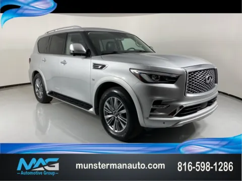 Silver 2020 INFINITI QX80 LUXE for sale in Blue Springs, MO