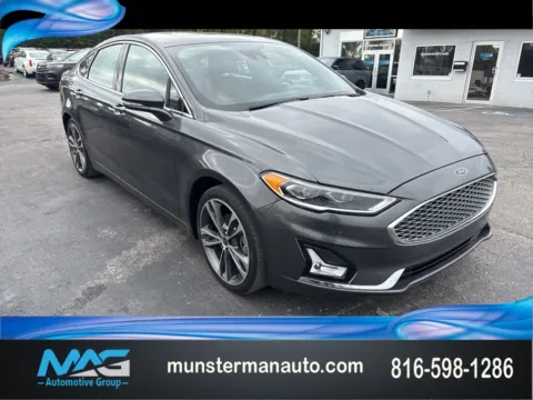 Gray 2020 Ford Fusion Titanium for sale in Blue Springs, MO