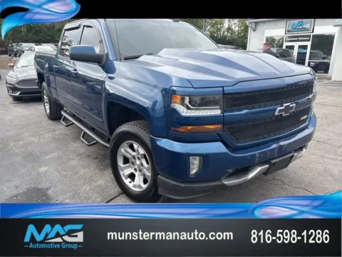 Blue 2018 Chevrolet Silverado 1500 LT for sale in Blue Springs, MO