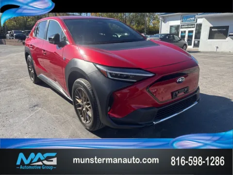 Red 2023 Subaru Solterra Premium for sale in Blue Springs, MO