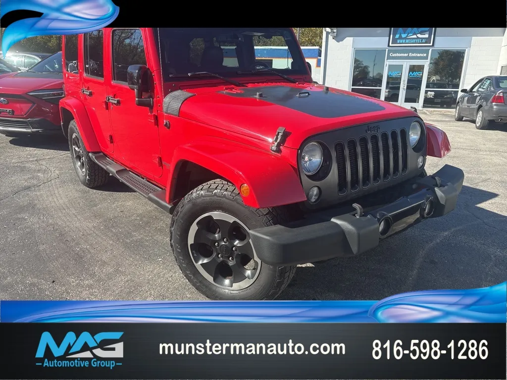 Red 2014 Jeep Wrangler Unlimited Altitude for sale in Blue Springs, MO