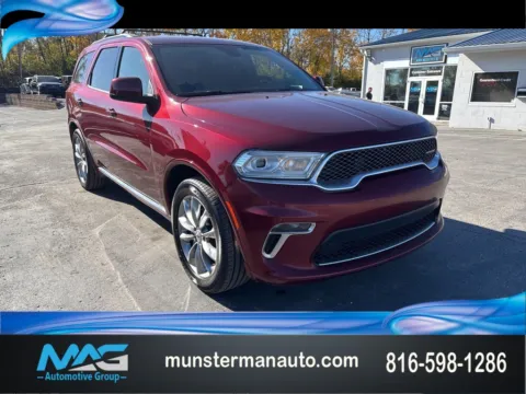 Red 2021 Dodge Durango SXT Plus for sale in Blue Springs, MO