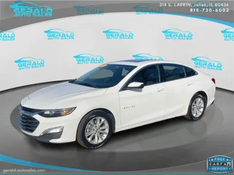 White 2024 Chevrolet Malibu LT for sale in Joliet, IL