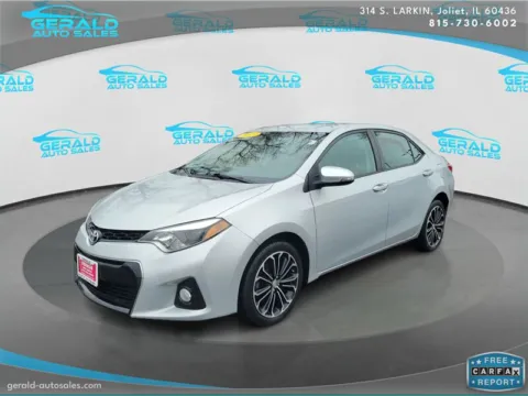 Silver 2015 Toyota Corolla S for sale in Joliet, IL
