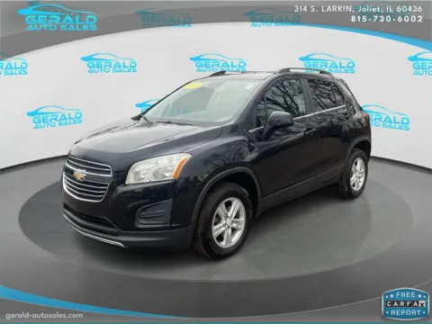 Black 2015 Chevrolet Trax LT for sale in Joliet, IL