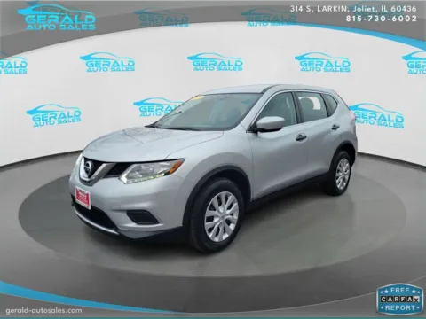 Silver 2016 Nissan Rogue S for sale in Joliet, IL