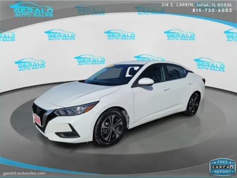 White 2023 Nissan Sentra SV for sale in Joliet, IL
