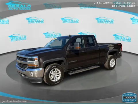 Black 2018 Chevrolet Silverado 1500 LT for sale in Joliet, IL