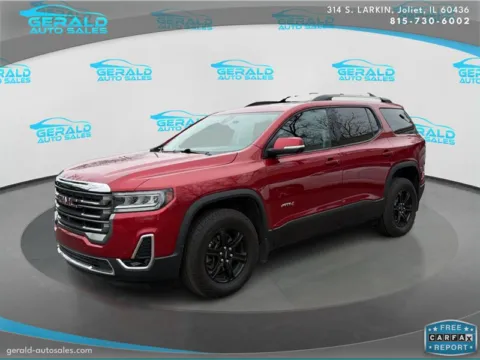 Red 2021 GMC Acadia AT4 for sale in Joliet, IL