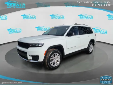 White 2022 Jeep Grand Cherokee L Limited for sale in Joliet, IL