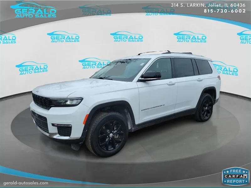 White 2022 Jeep Grand Cherokee L Limited for sale in Joliet, IL