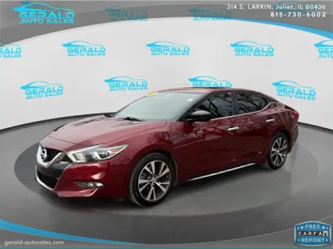 Red 2016 Nissan Maxima 3.5 S for sale in Joliet, IL