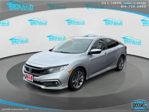 Gray 2020 Honda Civic EX for sale in Joliet, IL