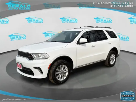 White 2022 Dodge Durango SXT for sale in Joliet, IL