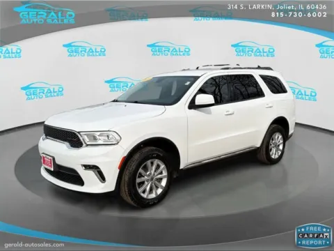 White 2022 Dodge Durango SXT for sale in Joliet, IL