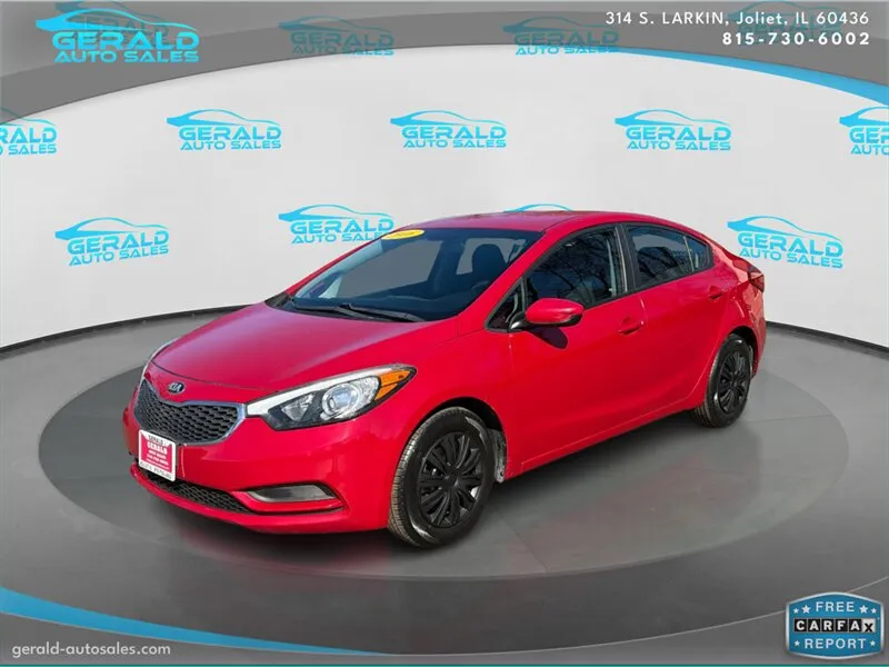 Red 2016 Kia Forte LX for sale in Joliet, IL