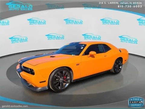 Orange 2014 Dodge Challenger SRT8 for sale in Joliet, IL