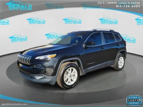 Black 2016 Jeep Cherokee Latitude for sale in Joliet, IL