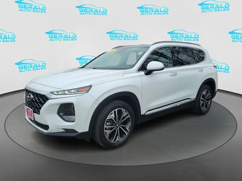 White 2019 Hyundai SANTA FE Limited 2.0T for sale in Joliet, IL
