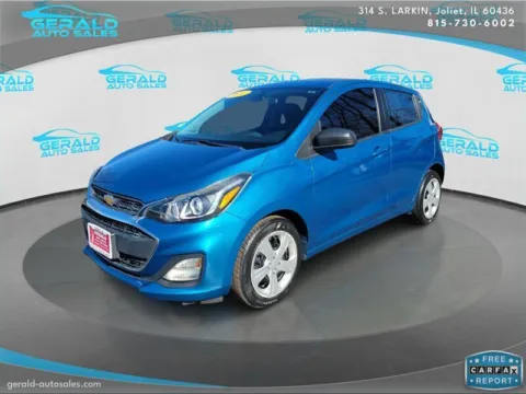 Blue 2021 Chevrolet Spark LS CVT for sale in Joliet, IL