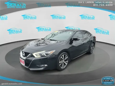 Black 2016 Nissan Maxima 3.5 SV for sale in Joliet, IL