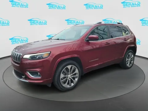Red 2019 Jeep Cherokee Overland for sale in Joliet, IL