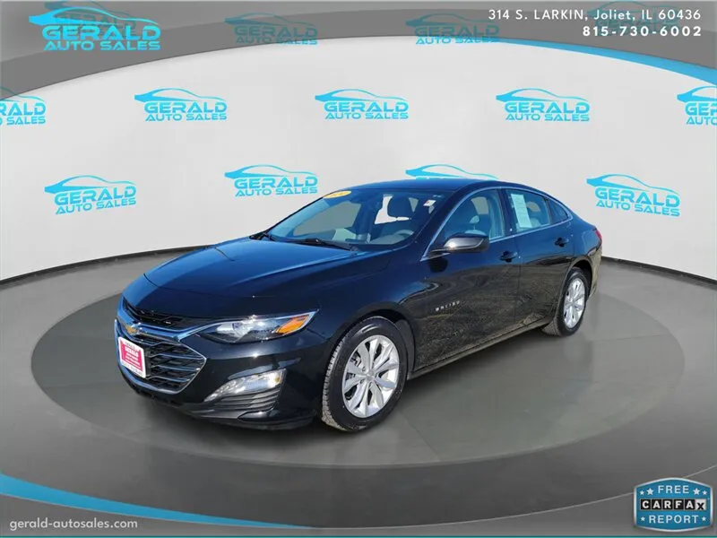 Black 2024 Chevrolet Malibu LT for sale in Joliet, IL