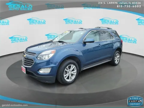 Blue 2017 Chevrolet Equinox LT for sale in Joliet, IL