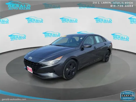Silver 2021 Hyundai ELANTRA SEL for sale in Joliet, IL