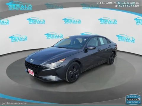 Silver 2021 Hyundai ELANTRA SEL for sale in Joliet, IL