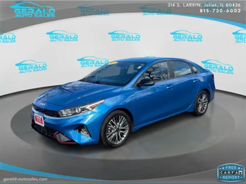 Blue 2022 Kia Forte GT-Line for sale in Joliet, IL