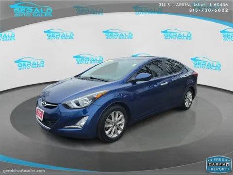 Blue 2015 Hyundai ELANTRA SE for sale in Joliet, IL