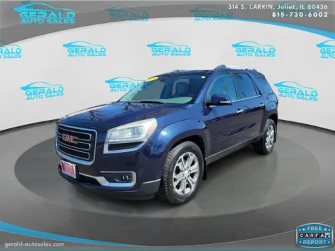 Black 2015 GMC Acadia SLT-1 for sale in Joliet, IL