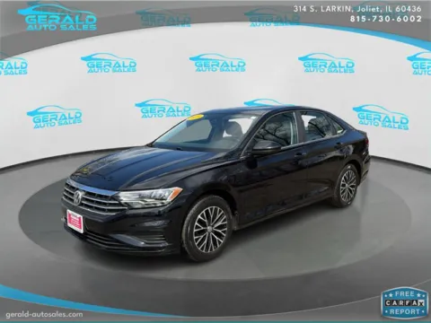 Black 2019 Volkswagen Jetta SE for sale in Joliet, IL