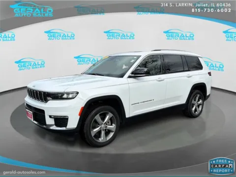 White 2022 Jeep Grand Cherokee L Limited for sale in Joliet, IL