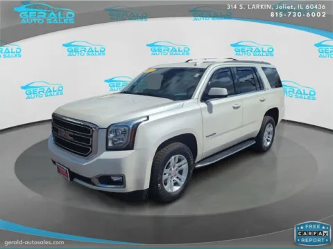 White 2015 GMC Yukon SLT for sale in Joliet, IL