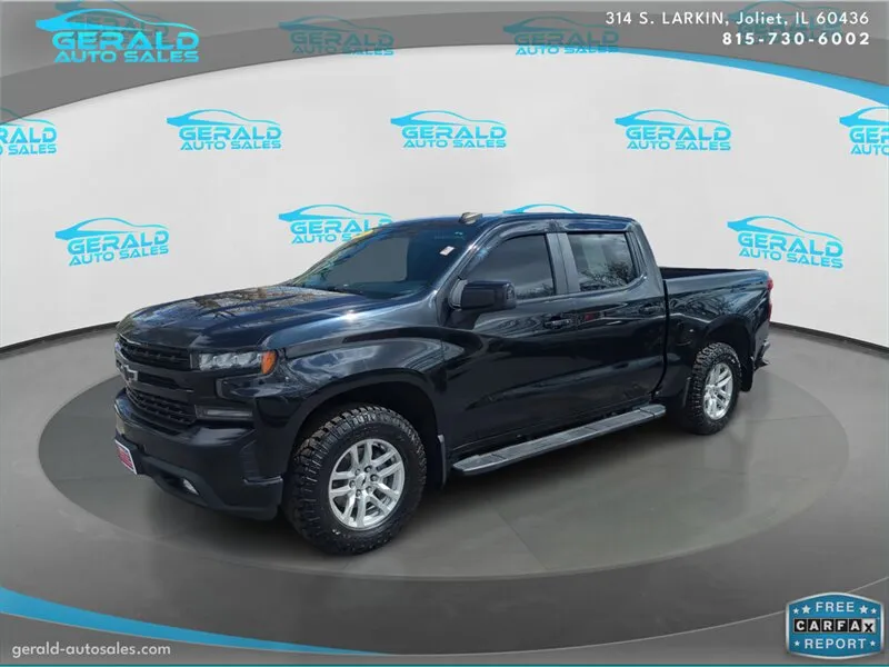 Black 2020 Chevrolet Silverado 1500 RST for sale in Joliet, IL