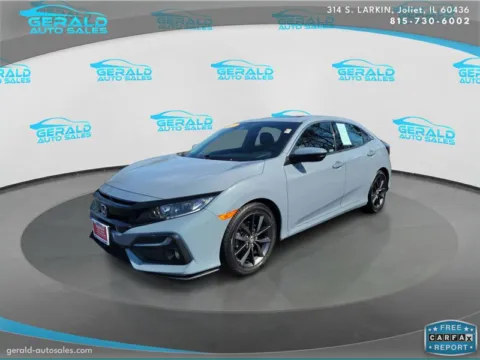 Gray 2020 Honda Civic EX for sale in Joliet, IL