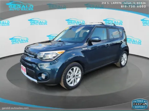Blue 2018 Kia Soul + for sale in Joliet, IL