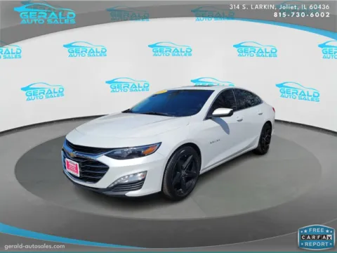 White 2019 Chevrolet Malibu LT for sale in Joliet, IL
