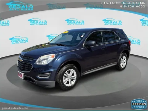 Blue 2016 Chevrolet Equinox LS for sale in Joliet, IL